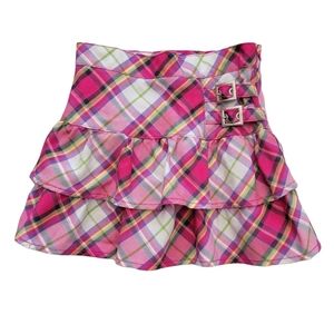 The Childrens Place Pink Plaid Skort Size 4